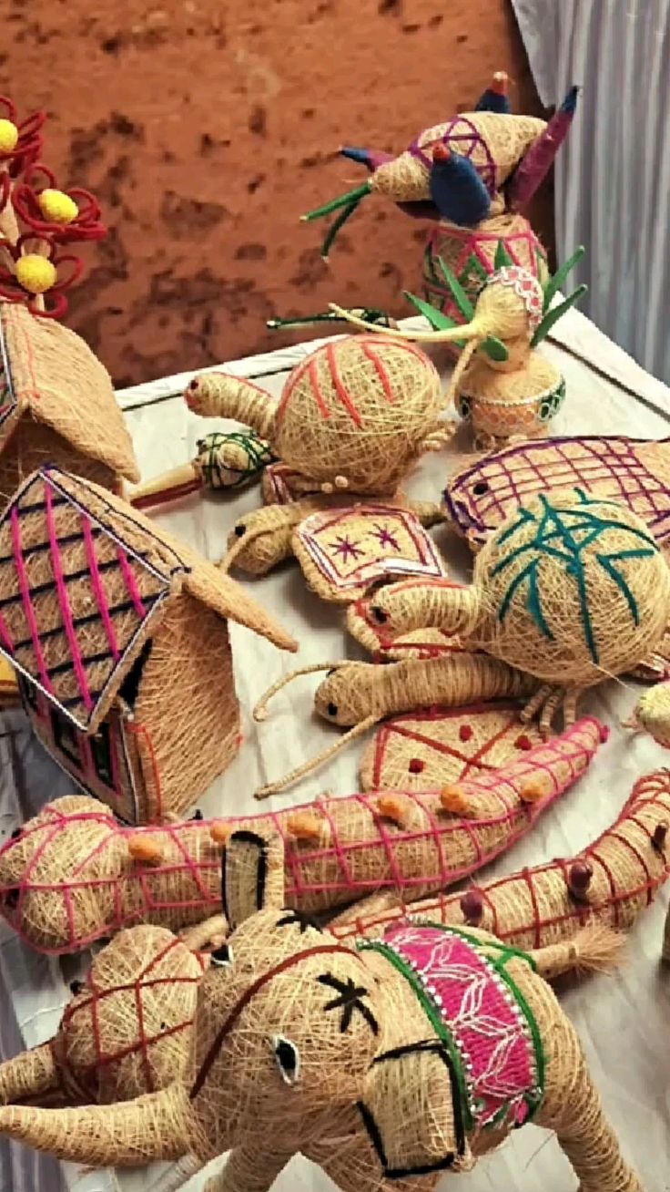 Handmade Katha Toys representing Kokan craft and performing arts traditions