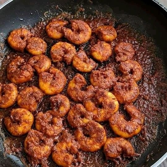 Traditional Kokan speciality Kolambi Fry presented in its local setting