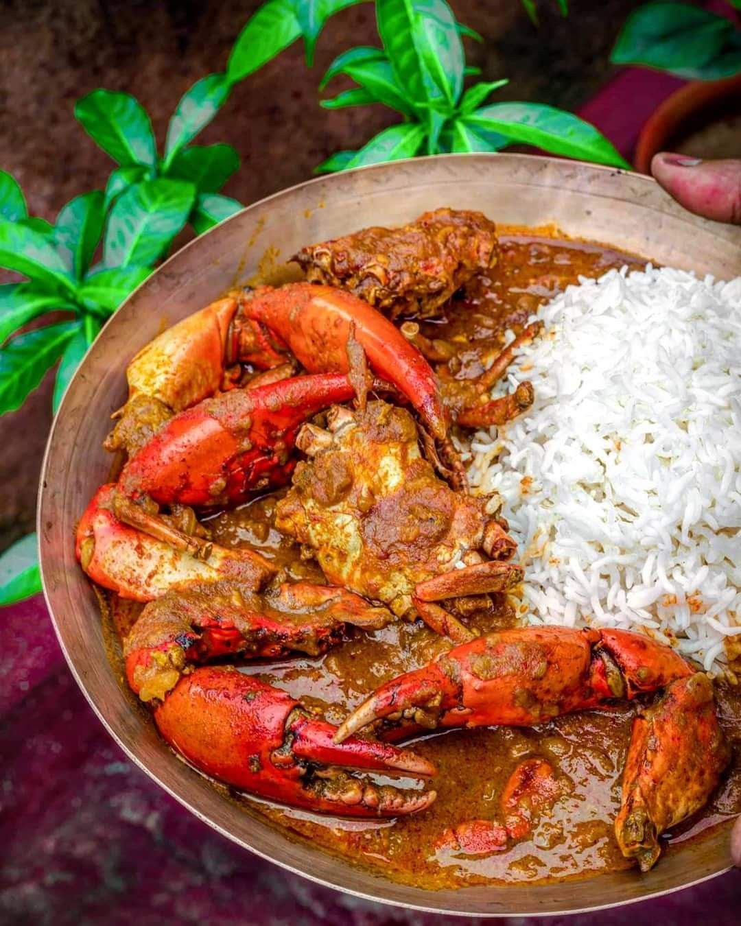 Fresh Kokan catch of pomfret, mackerel, prawns and crab