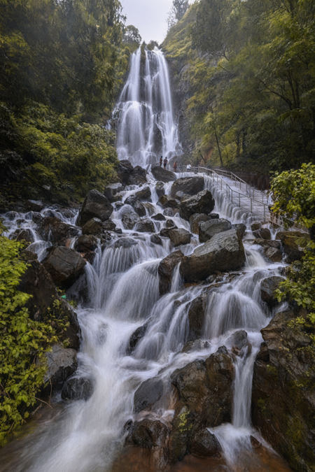 Monsoon waterfalls